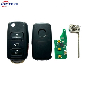 รีโมทแบบพับ3 + 1ปุ่ม315MHz พร้อม ID48กุญแจรถแบบไร้กุญแจสำหรับโฟล์คสวาเกน2011-<span class=keywords><strong>2016</strong></span> FCC: NBG010206T/ 5KO837202AK - Product Image 6