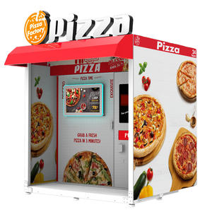 Distributeurs automatiques de pizzas à l'extérieur entièrement automatiques Kiosque rapide pour pizzas chaudes en libre-service pour entreprises et centres commerciaux - Product Image 1