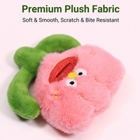 En stock, vente en gros, jouet interactif pour chat en peluche personnalisé, en forme d'oignon, d'ail, de cactus ou de catnip, pour chatons et chats