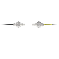 Senpum M4 Thread Cable de fibra de Corte libre Sonda de sensor óptico de fibra reflectante Thrubeam de plástico para