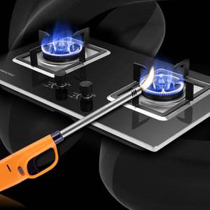 Encendedores Electrónicos Recargables con Forma de Corazón al por Mayor, Encendedores de Cocina USB Resistentes al Viento con Logotipo Personalizado - Product Image 2