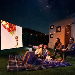 HD 720P Máy Chiếu Thông Minh Nhỏ Ký Túc Xá Mới Đóng Máy Quang Học 2GB LCD LED Điện Thoại Di Động Màn Hình Chiếu Phòng Ngủ Pin - Product Image 5