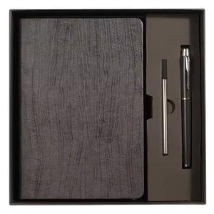 Eco Friendly Product 2026 a 5 PU <b>Notebook</b> Gift <b>Set</b> <b>Notebook</b> Metal <b>Pen</b> Refill Promotional Gift Items for Event With Logo - Product Image 1