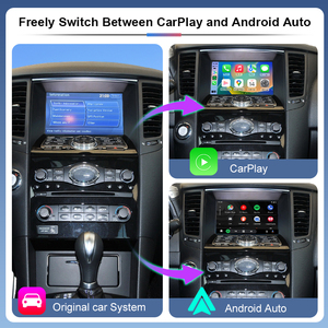 Adaptador Inalámbrico Apple CarPlay y Android <span class=keywords><strong>Auto</strong></span> para Infiniti 2015-2019 Q60/Q70/QX60, Mirror-Link, AirPlay, YouTube, Control por Voz - Product Image 2