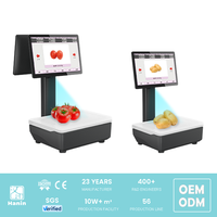 HPRT C-L9 AI 15,6 inch AI-herkenningsweegschaal met touchscreen en ingebouwde printer