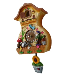 <span class=keywords><strong>Reloj</strong></span> <span class=keywords><strong>de</strong></span> cuco personalizado hecho a mano, resina, gnomos suizos, arte popular, colgante <span class=keywords><strong>de</strong></span> <span class=keywords><strong>pared</strong></span>, <span class=keywords><strong>reloj</strong></span> creativo decorativo para el hogar - Product Image 3