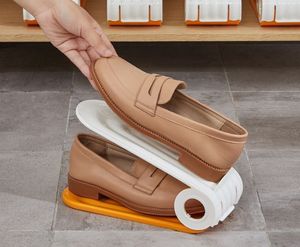 Plateau à chaussures réglable à double couche, rangement pour chaussures, support pour chaussures, gain de place - Product Image 3