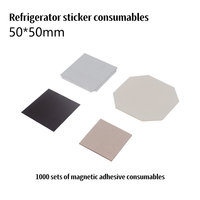 Carré Offre Spéciale 2 "x 2" (50x50mm) Kit de machine à boutons magnétiques pour réfrigérateur photo