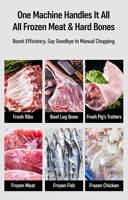 Mesin Gergaji Tulang dan Pemotong Daging Profesional untuk Industri Pemotongan Daging Sapi, Unggas, dan Tulang