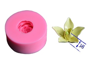 Herramientas para hornear pasteles con forma de flor, molde de silicona líquida 3D, jabón de flores, Chocolate, molde artesanal de azúcar - Product Image 3