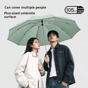 Parapluie pliant automatique personnalisé YH-H, portable, coupe-vent, anti-UV, inversé, imperméable, avec réflecteur de sécurité - Product Image 3