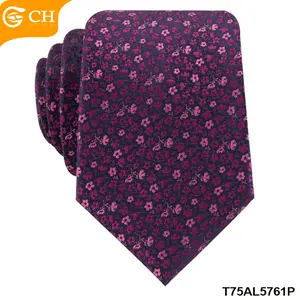En gros Design De Mode Tissu Corbatas Floral Dot Diamant Paisley Fantaisie Cravates Personnalisé Hommes Personnalisé Polyester Cravates