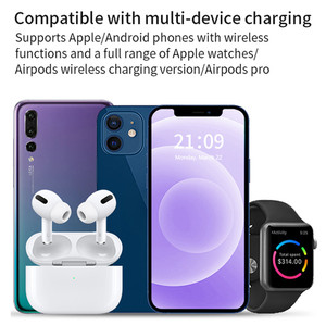 <span class=keywords><strong>Chargeur</strong></span> sans fil intelligent multi-<span class=keywords><strong>induction</strong></span> QI 3 en 1 15W le plus vendu <span class=keywords><strong>pour</strong></span> <span class=keywords><strong>iPhone</strong></span>, téléphones Android et écouteurs - Product Image 6