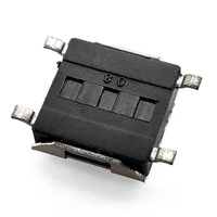 Micro-interrupteur tactile momentané SMD 4 broches 6,5x6,5x3,1mm rouge pour réparation de clé de voiture télécommandée