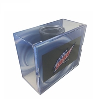 Nouvelle boîte vidéo numérique PMMA de 10 pouces avec écran LCD boîte-cadeau vidéo bleue de grande capacité pour la collecte