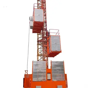 Thang máy cho vật liệu xây dựng lồng đơn hành khách thang máy SC100 200 xây dựng nâng lên hoist