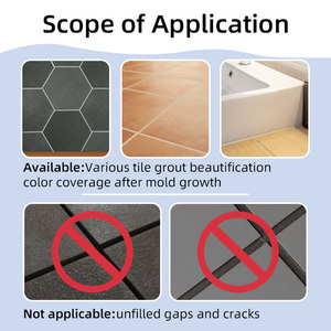 <span class=keywords><strong>Stylo</strong></span> à joint professionnel avec pointe en fibre, marqueur de beauté pour carrelage <span class=keywords><strong>blanc</strong></span>, imperméable, anti-moisissure, pour carrelage de cuisine et de salle de bain - Product Image 4