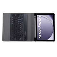 Penjualan Panas Penutup Tablet Magnetik Dengan Slot Pena Keyboard Nirkabel untuk Samsung Tab A9 Plus 11 Inch A11 Plus.