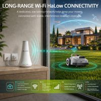 Mesin Pemotong Rumput Robot 0,9 Acre NetRTK AI Vision Nirkabel Bebas Batas Otomatis dengan Kontrol Aplikasi WiFi HaLow