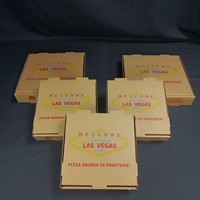 Scatola per Pizza in Cartone Ondulato da 2mm SP3206 di Alta Qualità, Personalizzabile con Logo Progettato in Fabbrica, Multi-misura per Imballaggio Alimentare