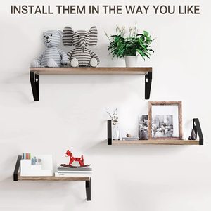 Model <strong>Style</strong> <strong>Shelves</strong> Price Advantage Three Layer Wall Mounted Wall <strong>Shelf</strong> - Product Image 5