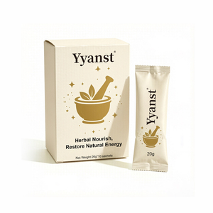 Café Instantáneo Herbal Natural Puro para Nutrir y Restaurar la Energía, 20g*10 Sobres, Caja de Papel Blanco Crema, para el Cuidado Diario Vital en Casa y Viajes - Product Image 1