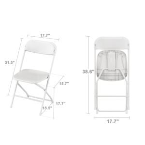 Sillas Plegables de Plástico de Alta Calidad al por Mayor a Precios Bajos, para Bodas al Aire Libre, Reuniones, Banquetes y Excursiones - Product Image 2