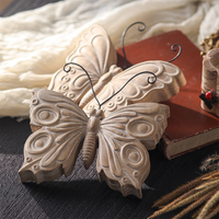 Objet décoratif vintage en forme de papillon, décoration traditionnelle pour la maison, ornement de table pour hôtel, restaurant