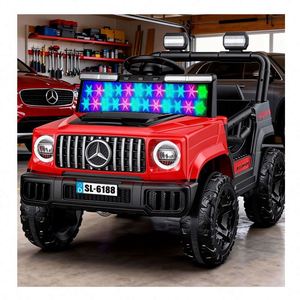 Camion électrique pour enfants, double moteur 6V4Ah, contrôle de balancement pour la croissance précoce, poignée de direction à distance, plastique durable, 2-4 ans - Product Image 1