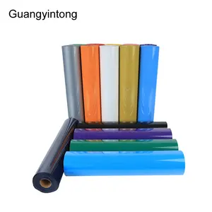 Guangyintong PU mat fabrika ucuz tedarik Pvc özel kesilebilir Pu Flex easyweed Film rulo ısı transferi vinil giyim için