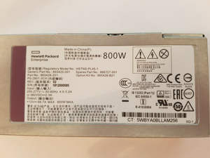 Kit d'alimentation HPE G10 800W Flex Slot universel à branchement à chaud faible teneur en halogène 865428-B21 pour serveurs DL360Gen10 DL560Gen10 DL380Gen10 en stock - Product Image 2