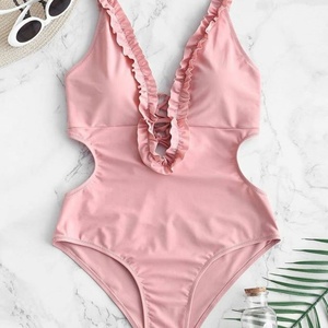 Nouveau produit : Maillot de bain une pièce string asymétrique sexy pour femme, maillot de bain personnalisé - Product Image 1