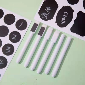 Marqueur effaçable à sec coloré pour tableau blanc, en forme de baril, à encre liquide; Stylo-pinceau créatif effaçable à l'eau; Stylo promotionnel 11,3 cm, 50 pièces emballées - Product Image 3
