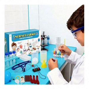 Kit d'expériences scientifiques STEM sécurisé pour les étudiants, jouet éducatif scientifique avec outils de réaction, découverte pratique, laboratoire amusant - Product Image 4
