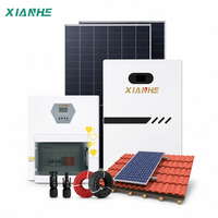 Système d'énergie solaire 16 kWh 314 Ah avec panneaux photovoltaïques, onduleur et stockage de batterie pour la sauvegarde à domicile