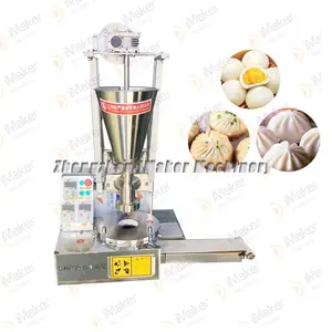 Kleine Hoge Capaciteit Chinese Baozi Maker Mantou Maken Automatische Vulling Momo Machine Prijs