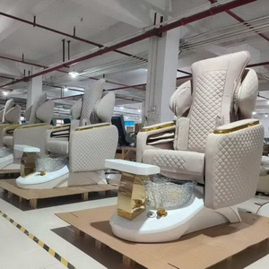 Sillón de Pedicura KISEN de Lujo con Hidromasaje Eléctrico Ajustable sin Tuberías, Spa para Pies y Masaje Corporal Completo - Product Image 1