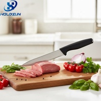 Couteau à viande japonais en acier inoxydable extra-affûté de qualité alimentaire avec manche ergonomique personnalisé pour couper le brisket