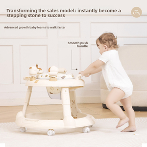 Andador Plegable y Ajustable para Bebés, Antivuelco, con Música, Juguete Multifuncional 4 en 1 para Sentarse y Empujar, para Niños y Niñas de 0 a 18 Meses - Product Image 6