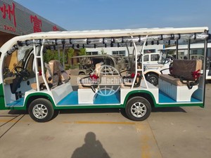 Autobús Turístico Eléctrico de Diseño Clásico con 14 Asientos, Color Verde Fresco, con Certificación CE y Motor - Product Image 6