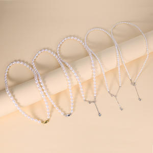 Tempusort <span class=keywords><strong>Pearl</strong></span> 100% pulgadas agua dulce natural diferentes tamaños para mujeres collar de joyería de boda - Product Image 5