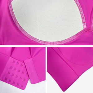 Sujetador Deportivo Transpirable <span class=keywords><strong>con</strong></span> Almohadillas y Espalda Abierta, <span class=keywords><strong>Top</strong></span> Corto para Deporte - Product Image 3