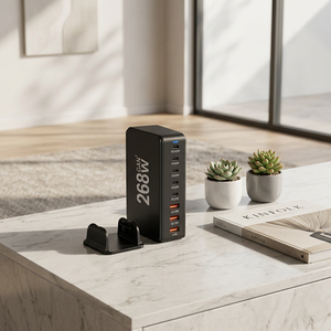 268W 8 Port USB C Charging Station Desktop <b>Charger</b> with 5 USB C and 3 USB <b>A</b> PD 3.0 QC3.0 <b>for</b> Phone Laptop <b>Tablet</b> - Product Image 5