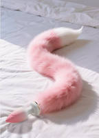 Plug anal queue de renard sans fil télécommandé avec forte stimulation vibrante, jouet pour adultes pour la masturbation et le flirt