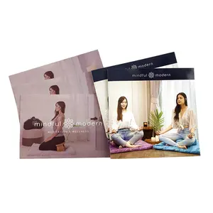 Wholesale Custom High Quality Design Folded Full Color Brochure Printing with Good Quality