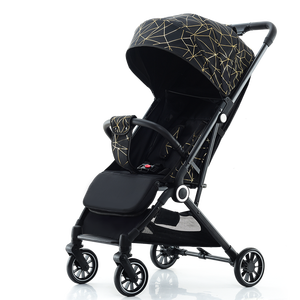 Poussette pliable légère pour bébé avec siège <span class=keywords><strong>auto</strong></span> et capote, landau de voyage pliable pour bébé - Product Image 4
