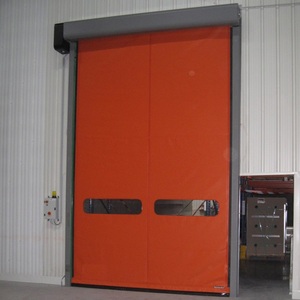 <span class=keywords><strong>Puerta</strong></span> <span class=keywords><strong>enrollable</strong></span> de alta velocidad autorreparable hermética con cremallera de Pvc industrial con motor incorporado para <span class=keywords><strong>ducha</strong></span> de aire de sala limpia - Product Image 6