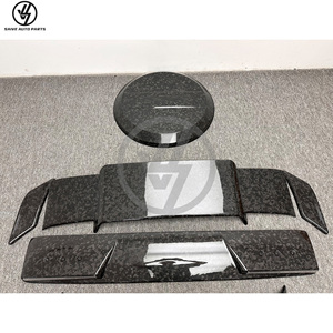 กันชนคาร์บอนไฟเบอร์แบบแห้งสำหรับ W464 G63 AMG G500 2019-2024ฝากระโปรงหน้ายางสปอยเลอร์ - Product Image 2