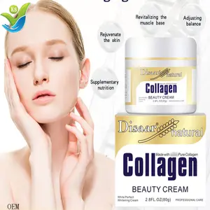 Crema idratante naturale organica per il viso collagene anti-invecchiamento sbiancante crema ringiovanente istantaneo lifting per rimuovere macchie scure