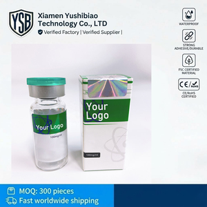 Étiquettes d'emballage pour flacons étanches avec logo personnalisé YSB, adaptées aux flacons de 2 ml, 3 ml, 10 ml, <span class=keywords><strong>autocollants</strong></span> pour produits de perte de poids et cosmétiques, taille personnalisable - Product Image 1